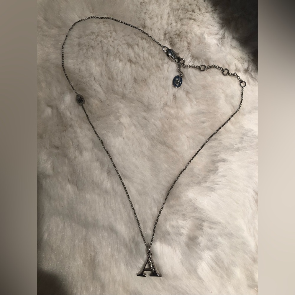 Juicy couture initial necklace
